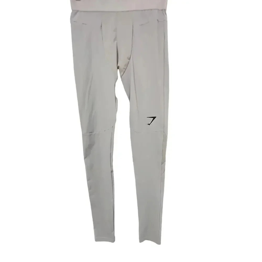 Gymshark Compression Run Tights Grey Size Small